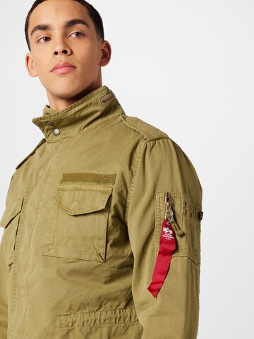 ALPHA INDUSTRIES Átmeneti dzseki 'Huntington' - zöld