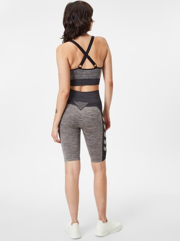 Bustier Haut de sport Hummel en gris