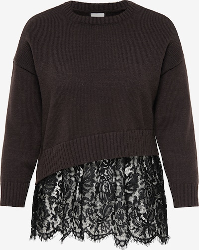 ONLY Carmakoma Pulover 'CAREvie' veličine XL-XXL u čokolada / crna, Pregled proizvoda