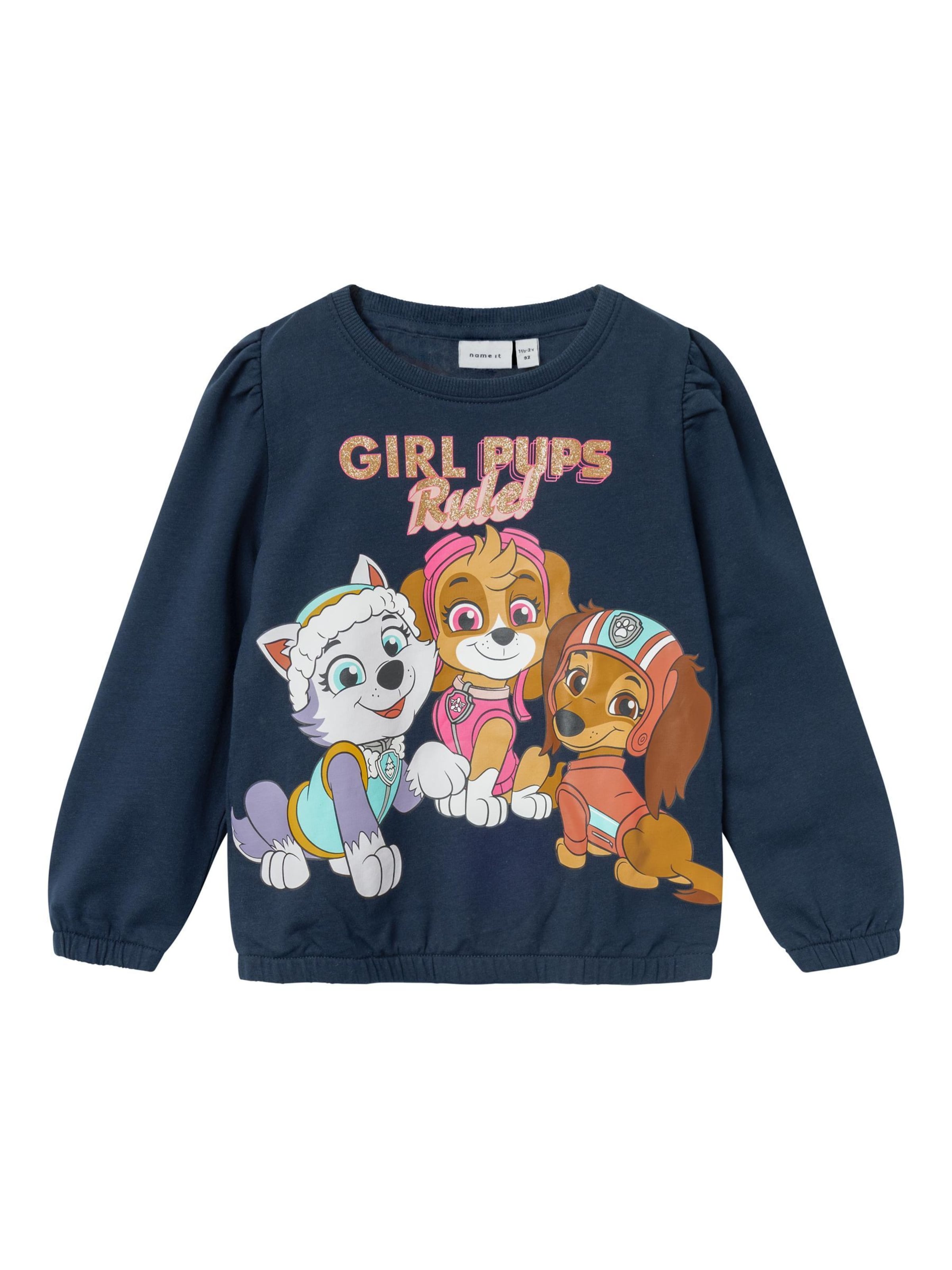 NAME IT Sweatshirt 'Paw Patrol' i blå: forside