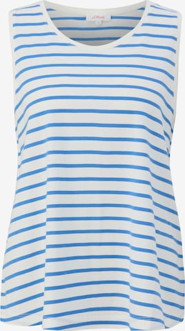 s.Oliver Top in Blauw: voorkant