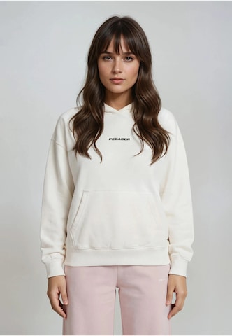 Felpa 'Clarita' di Pegador in bianco: frontale