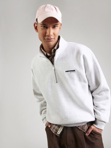 Abercrombie & Fitch Sweatshirt i grå: forside