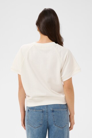 SAINT TROPEZ Sweatshirt 'PauletteSZ' i hvid