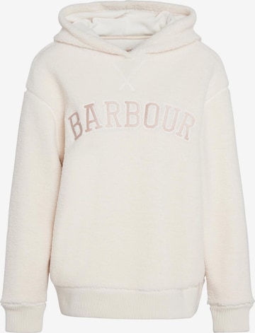 Barbour Sweatshirt 'Northumberland' in Wit: voorkant