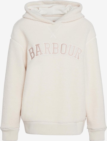 Barbour Sweatshirt 'Northumberland' in Weiß: predná strana