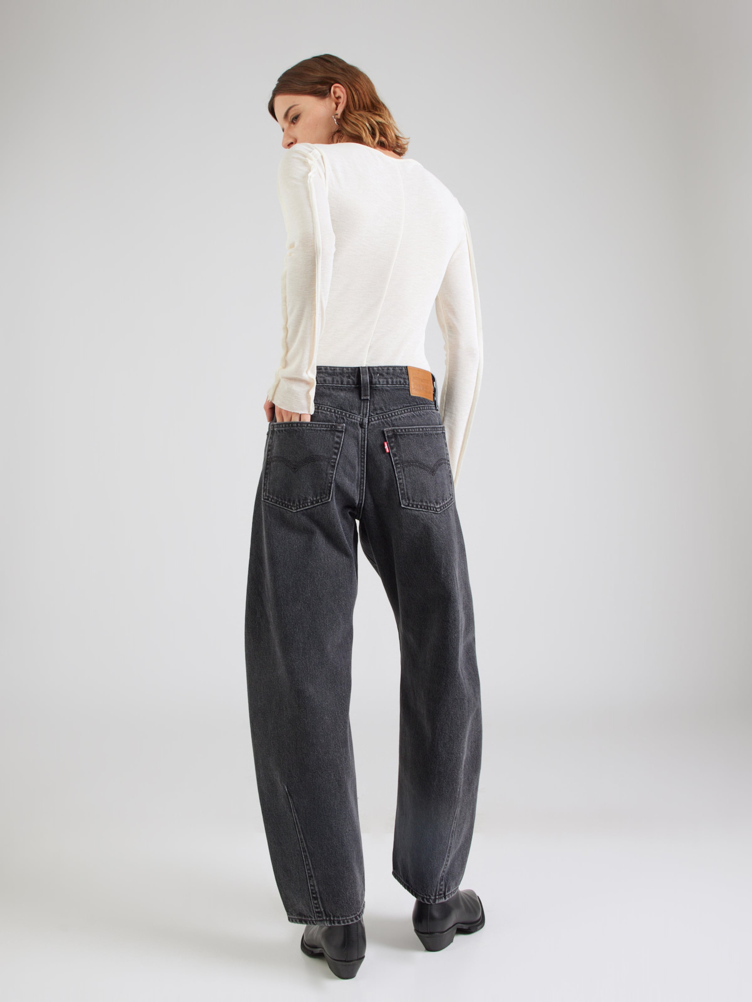パンツ Levi's BAGGY DAD BARREL JEANS 27inch LEVI'S ® Baggy Jeans 'BAGGY DAD BARREL' pe Negru Denim | ABOUT YOU