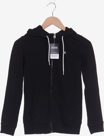 G-Star RAW Sweatshirt & Zip-Up Hoodie in XS in Black: front