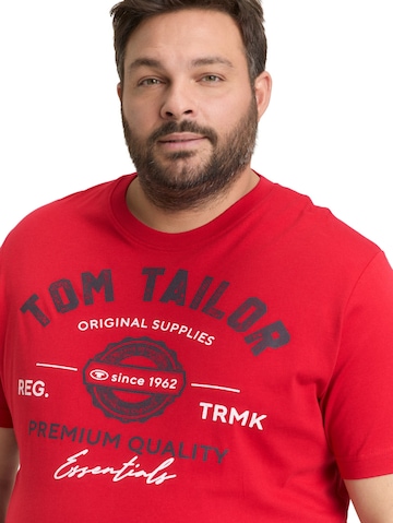 TOM TAILOR Men + Shirt in Rood