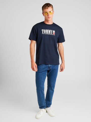 Tommy Jeans T-shirt i blå