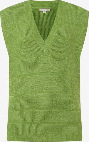 TIMEZONE Sweater in Green: front