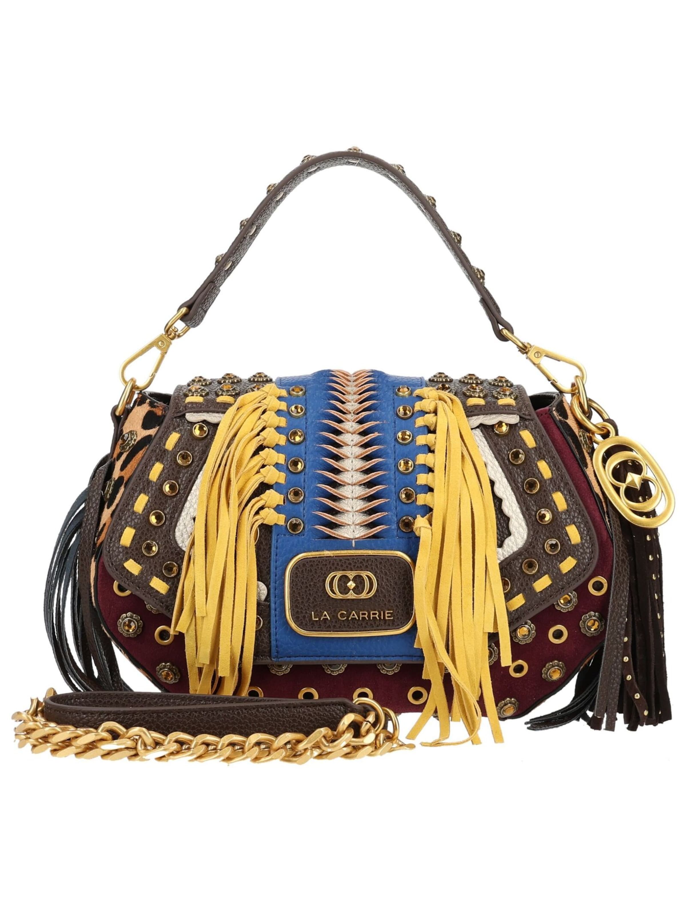 La Carrie Handbag in Red: front