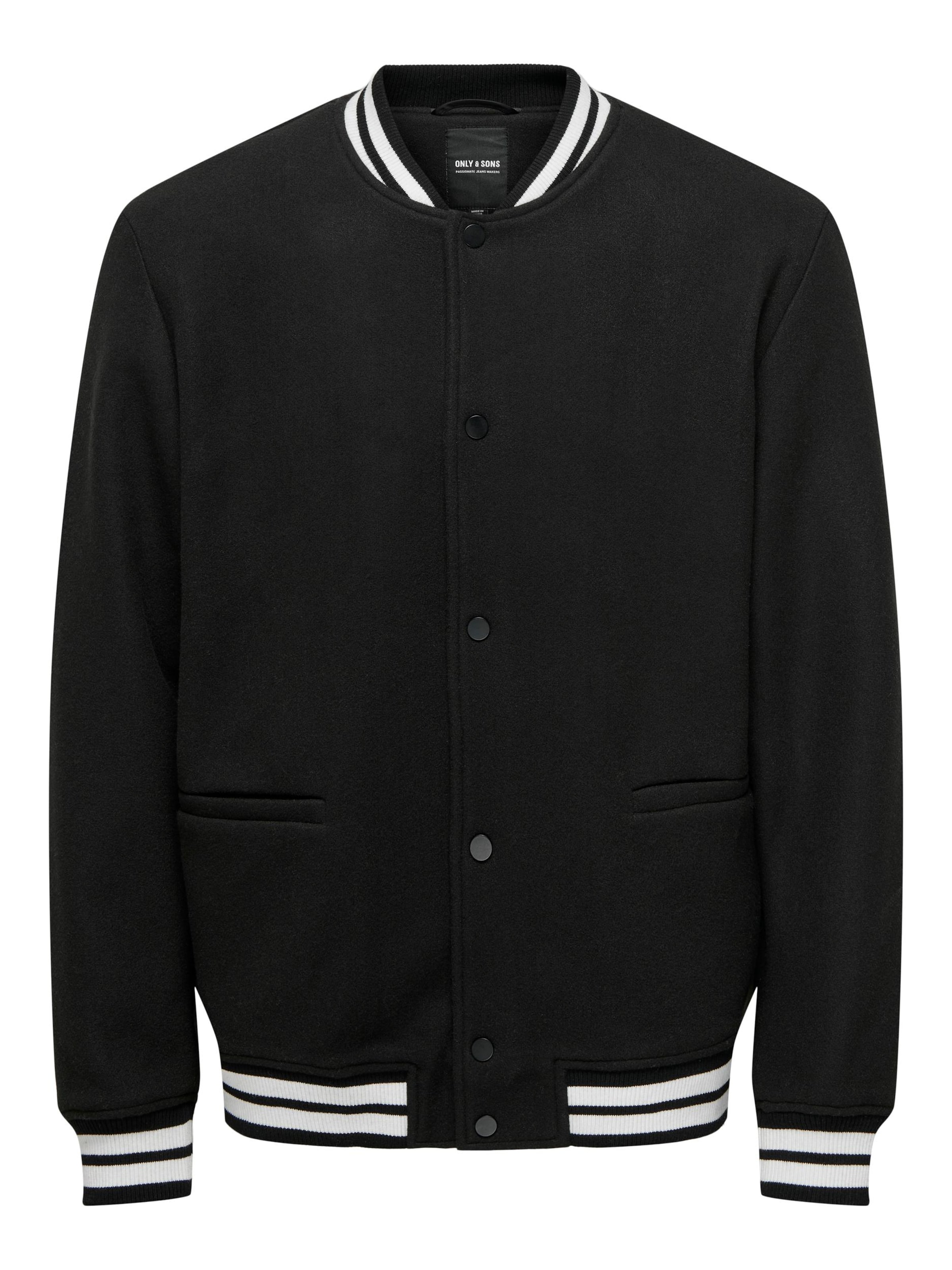 Only & Sons Jacke 'ONSDenver' in Schwarz: Vorderseite