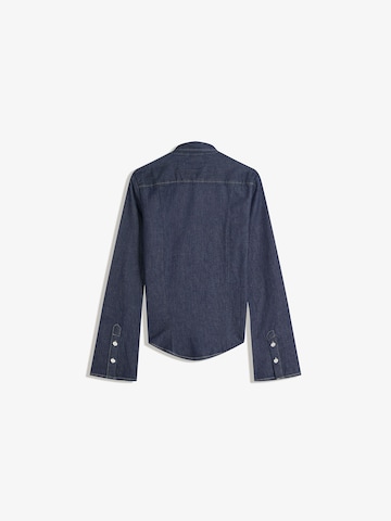 Bershka Blouse in Blue