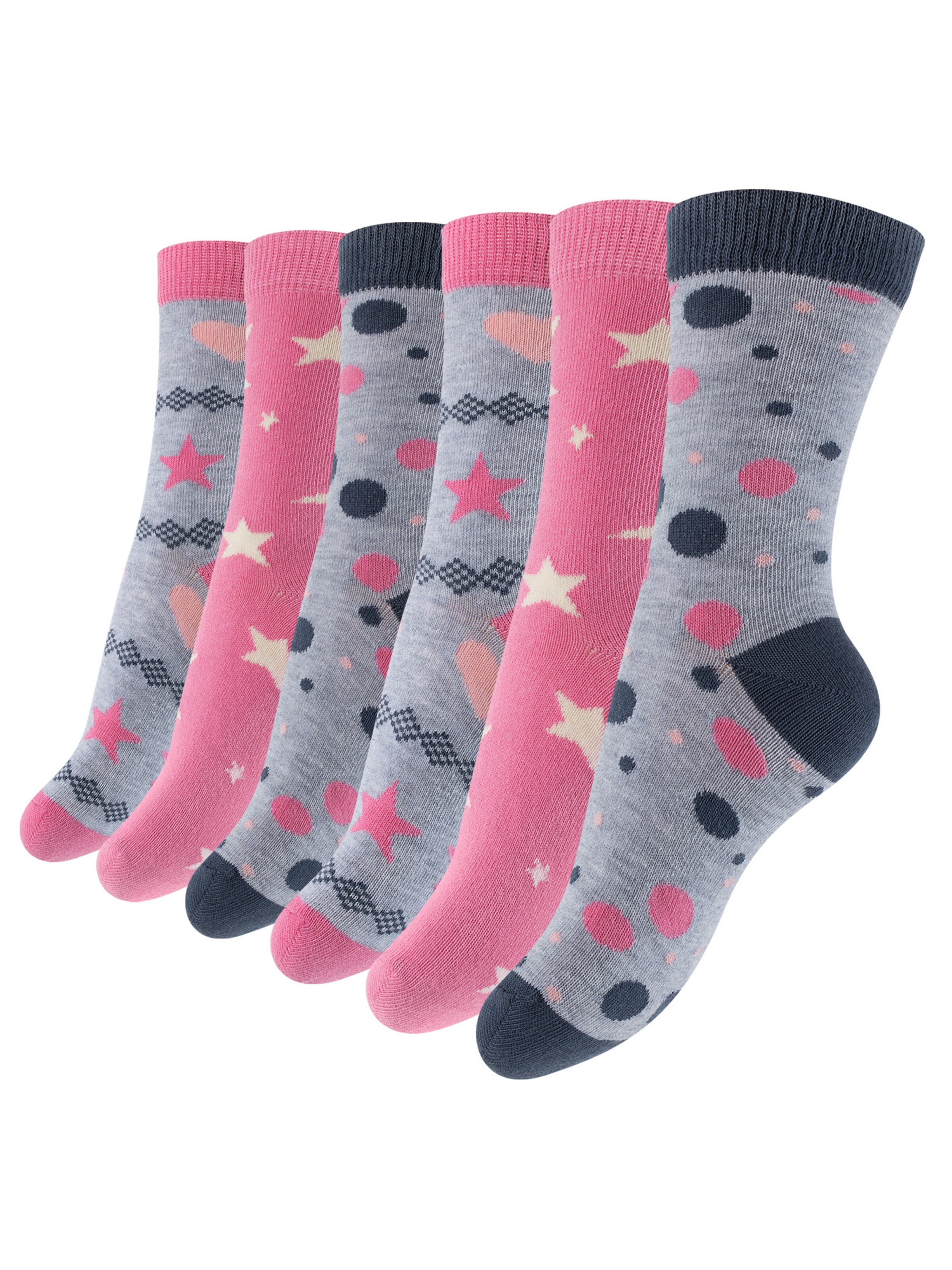 Calzino di Cotton Prime in grigio: frontale