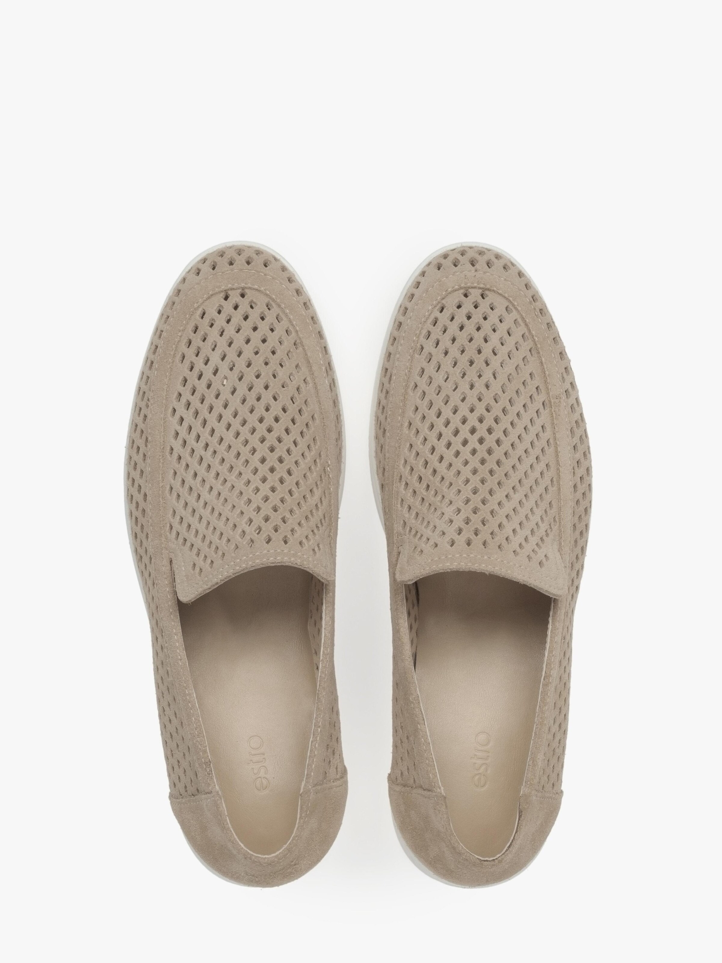 Estro Moccasins '09-3470' in Beige