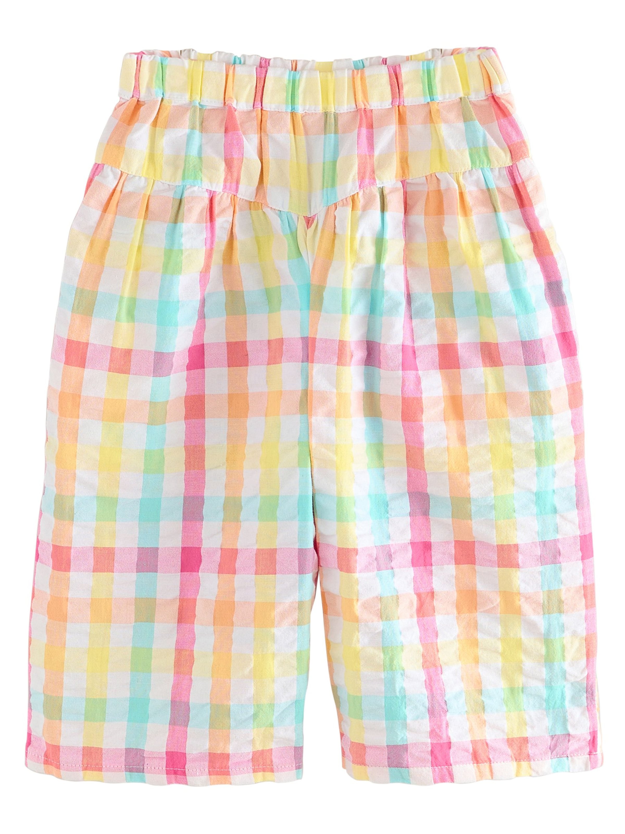 Next Szeroka nogawka Spodnie w kolorze biały: przód