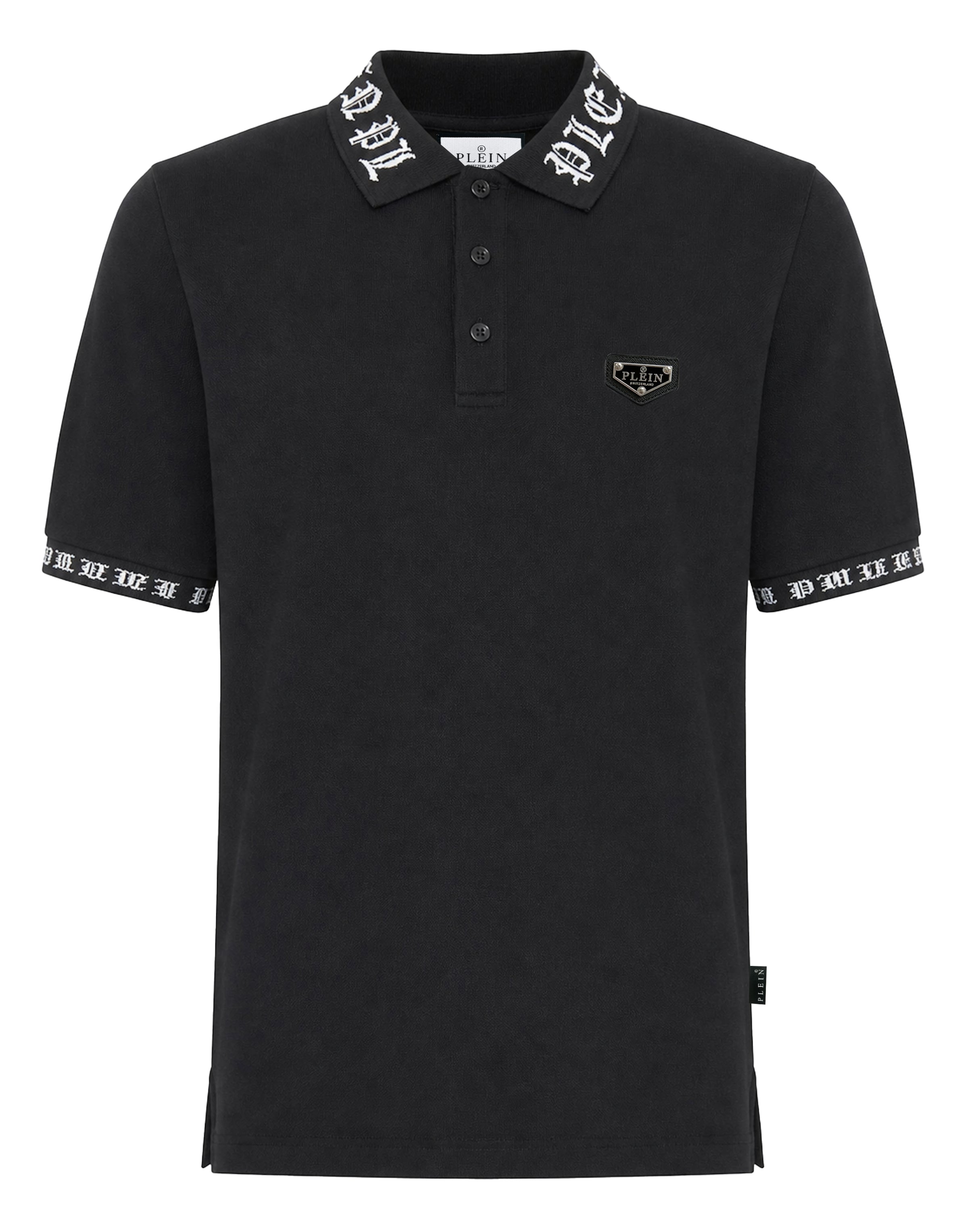 Philipp Plein - Camiseta en negro: frente