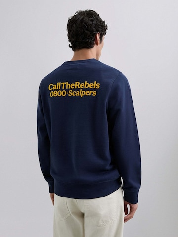 Scalpers Sweatshirt 'Rebels Flock' in Blue