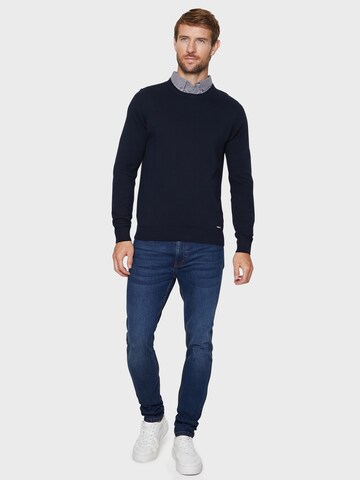 Threadbare Trui 'Gibbs' in Blauw