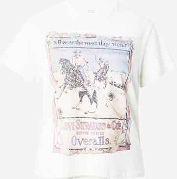 LEVI'S ® Тениска 'Graphic Classic Tee' в бяло: отпред