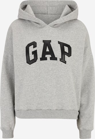 Gap Petite Sweatshirt in Grey: front