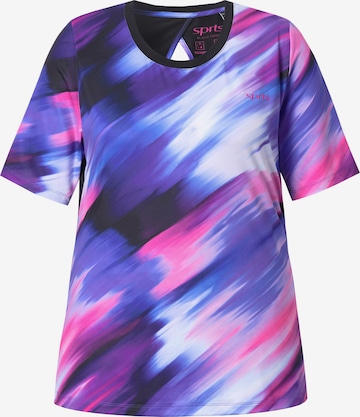 T-shirt Ulla Popken en noir : devant