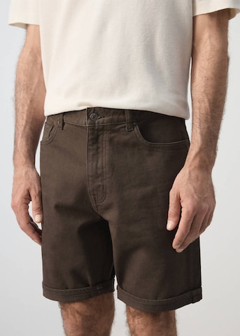 MANGO MAN Slim fit Pants 'Nepto' in Brown