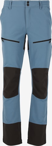 Whistler Regular Workout Pants 'Avatar' in Blue: front