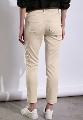 Street One Studio Slim fit Cargo Pants in Beige