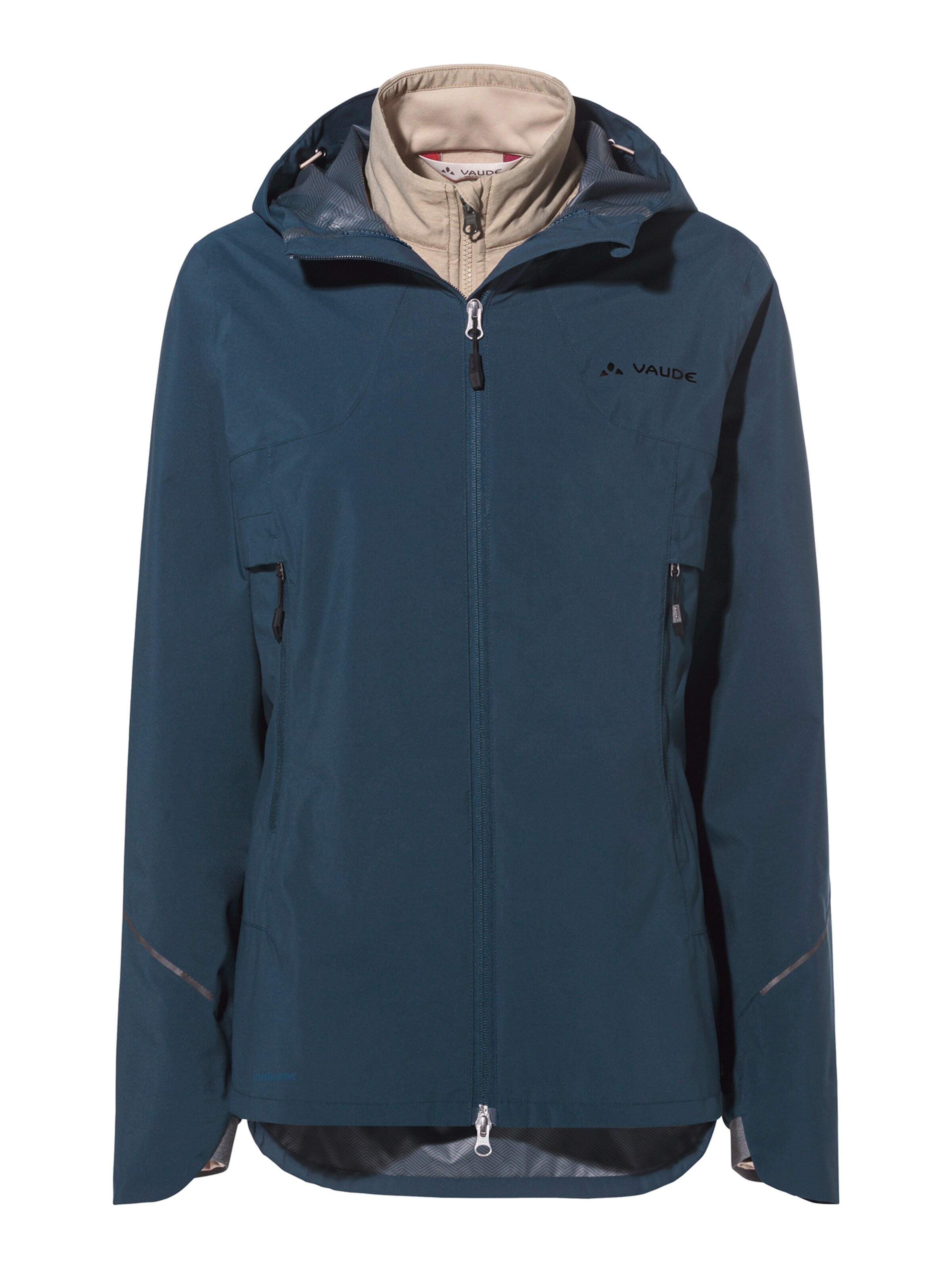 VAUDE Outdoorjacke 'Yaras' in Blau: Vorderseite