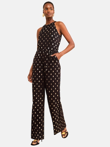 love & roses Jumpsuit in Schwarz: Vorderseite