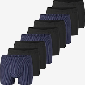 SCHIESSER Boxershorts '95/5 Essentials - Organic Cotton' in Zwart: voorkant