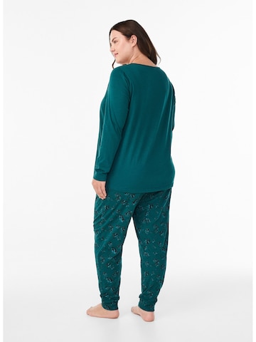 Pantalon de pyjama 'Mdana' Zizzi en vert