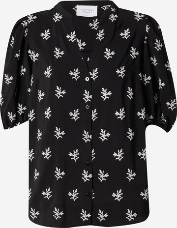 SISTERS POINT - Blusa 'VARIA' en negro: frente