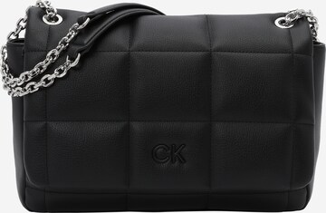 Calvin Klein - Mala de ombro em preto: frente