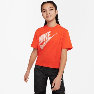 Nike Sportswear Performance Shirt in Orange: front