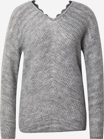 VERO MODA Sweater 'STINNA' in Grey: front