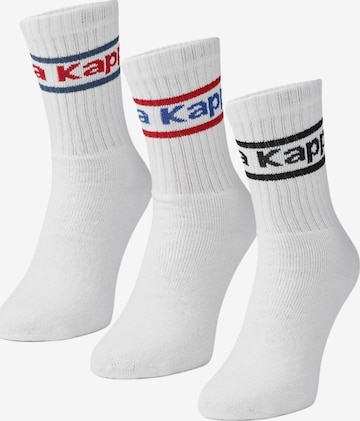 KAPPA Ponožky 'KMFrigga' – bílá: přední strana