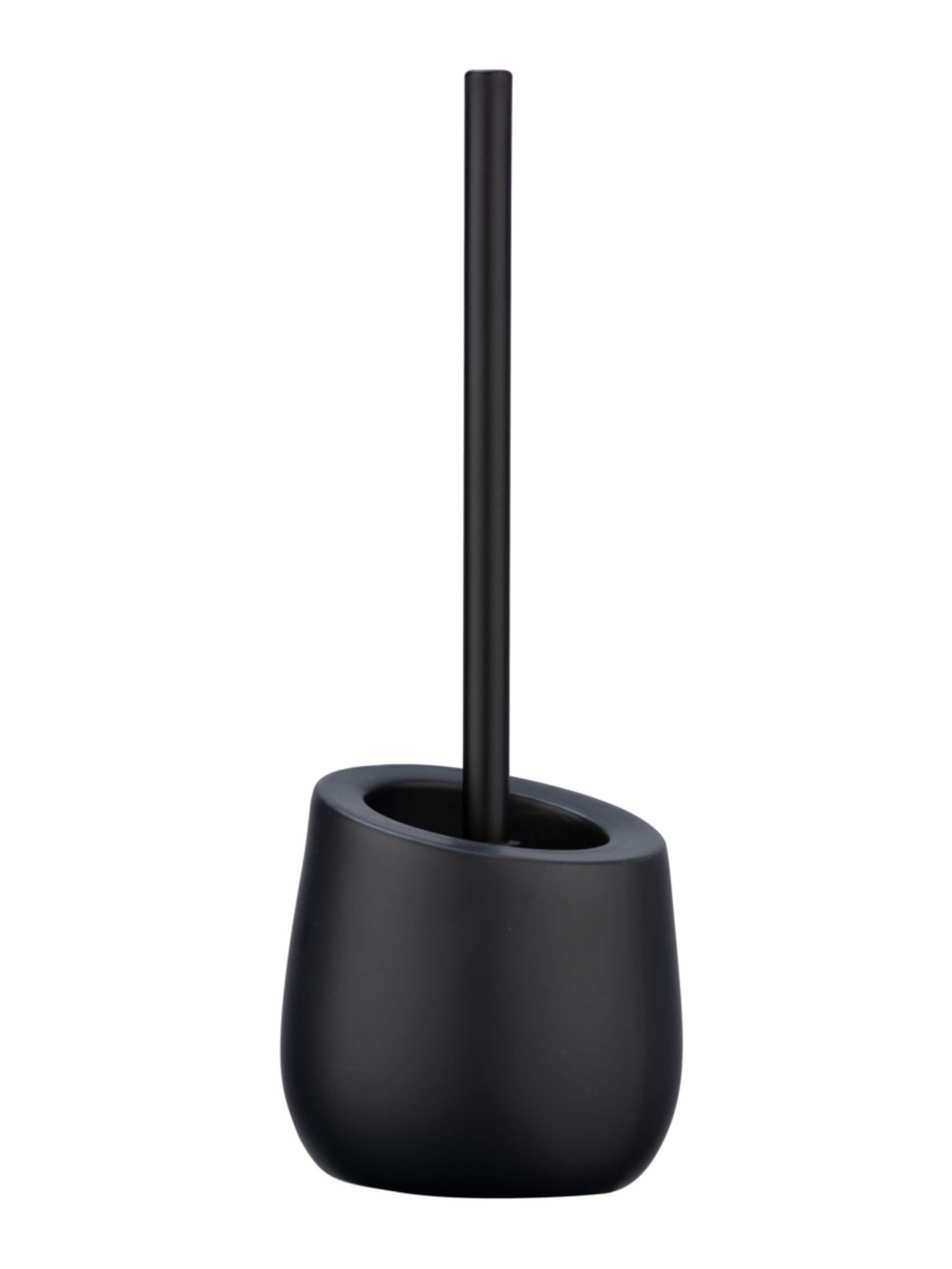 Wenko WC-Garnitur 'Badi' in Schwarz: Vorderseite