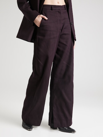 ARMEDANGELS Wide leg Broek 'JUMA' in Lila: voorkant