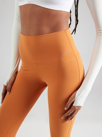 NIKE Flared Sportsbukser 'ZENVY' i orange