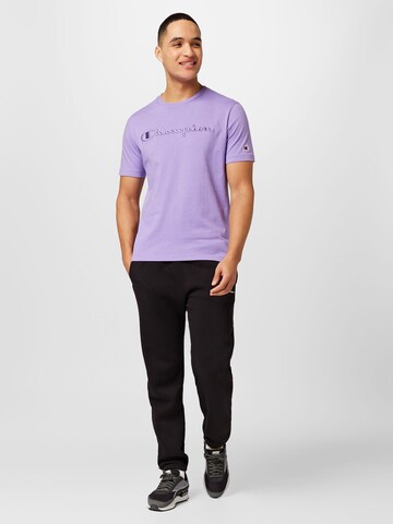 T-Shirt Champion Authentic Athletic Apparel en violet