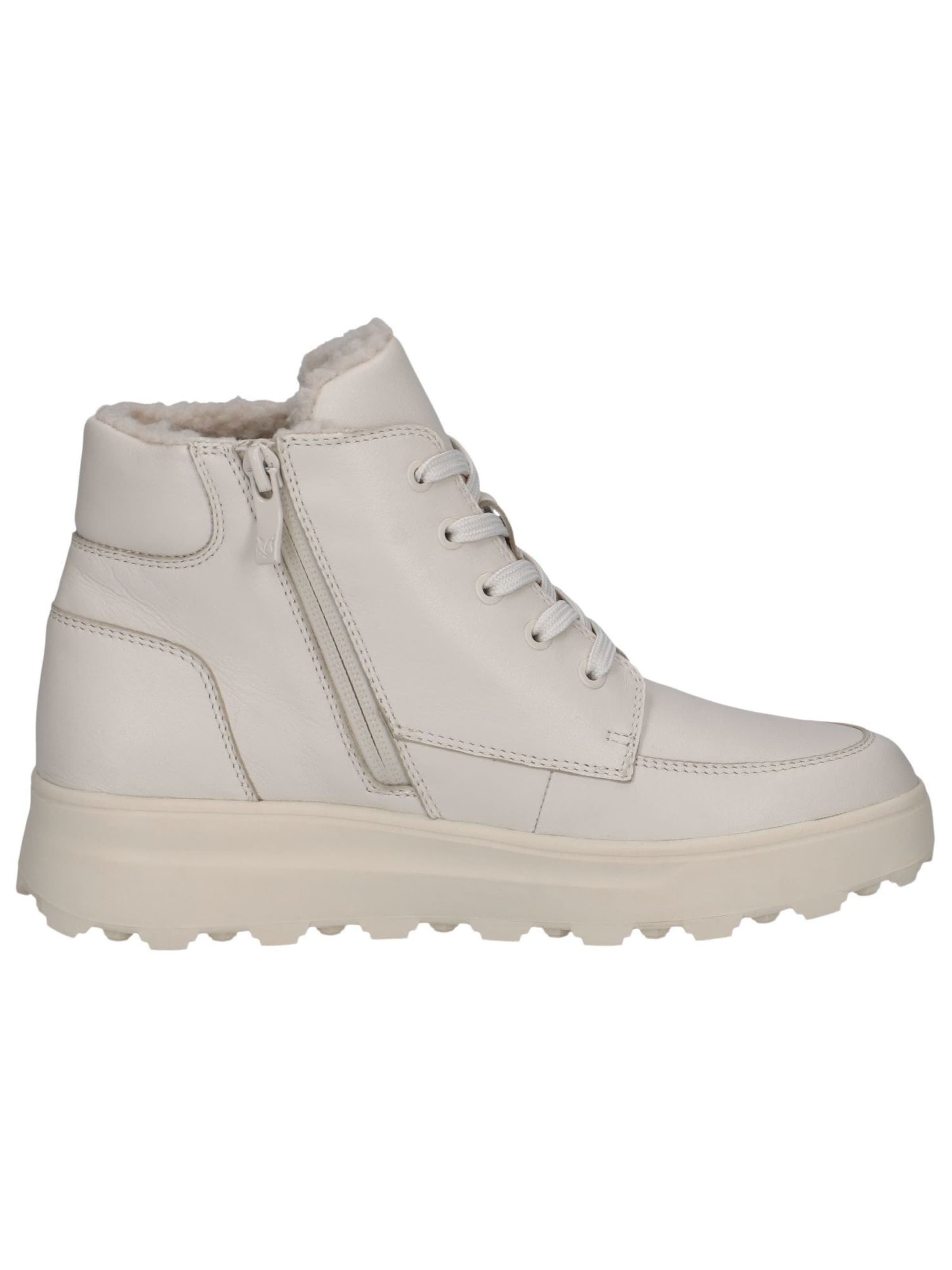 CAPRICE Lace-Up Ankle Boots in White