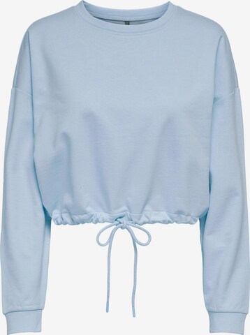 ONLY Sweatshirt in Blauw: voorkant