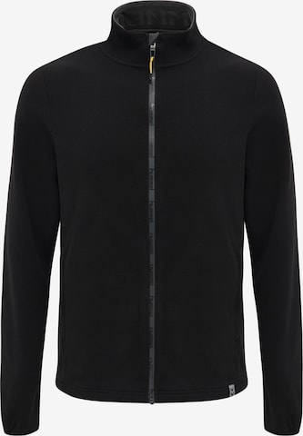 Hummel Athletic Fleece Jacket in Black: front