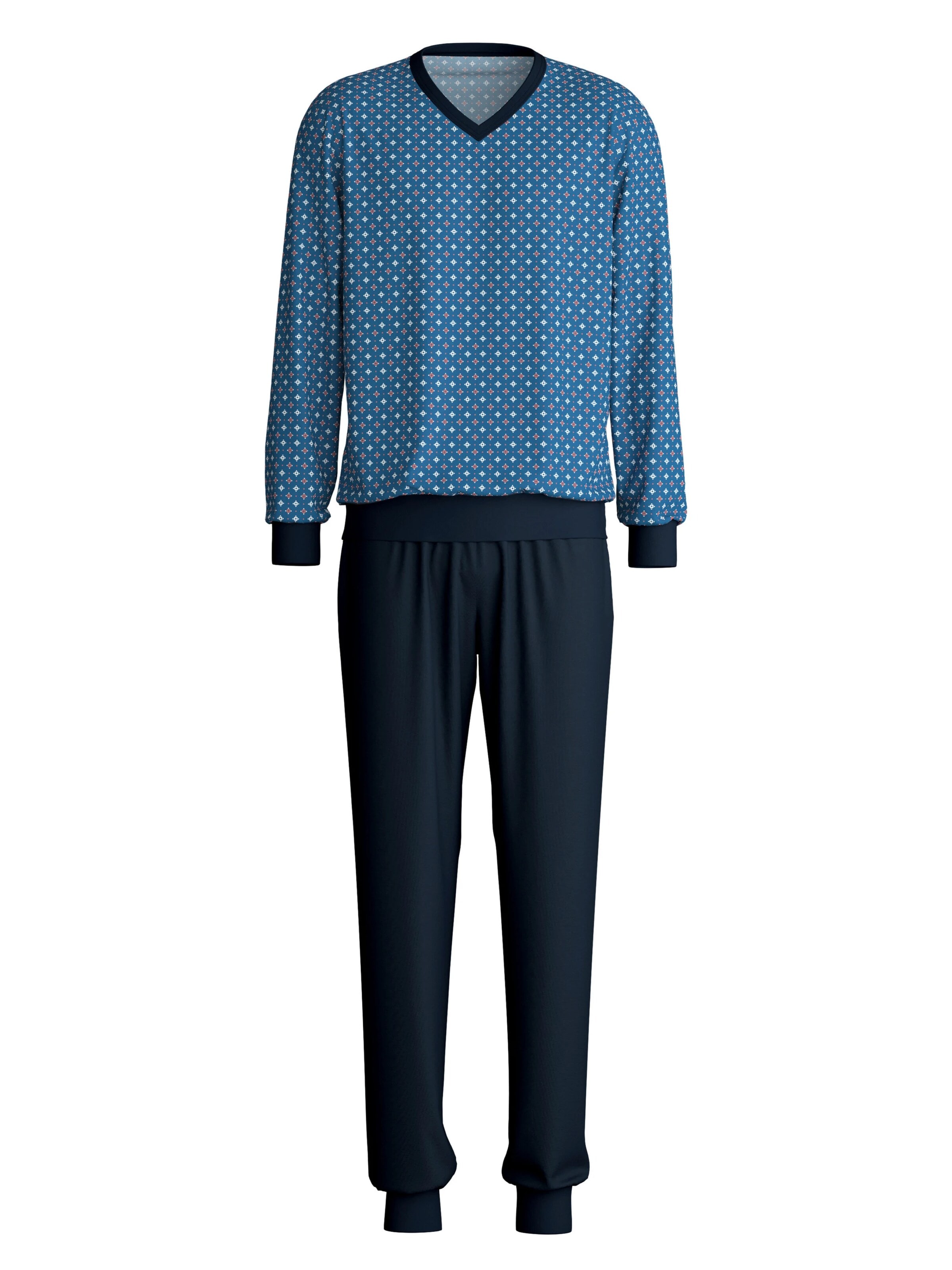 CALIDA Pyjama lang 'Nightwear Xtra'‌‌‌‌‌‌‌ in L/Regular in marine, Produktansicht