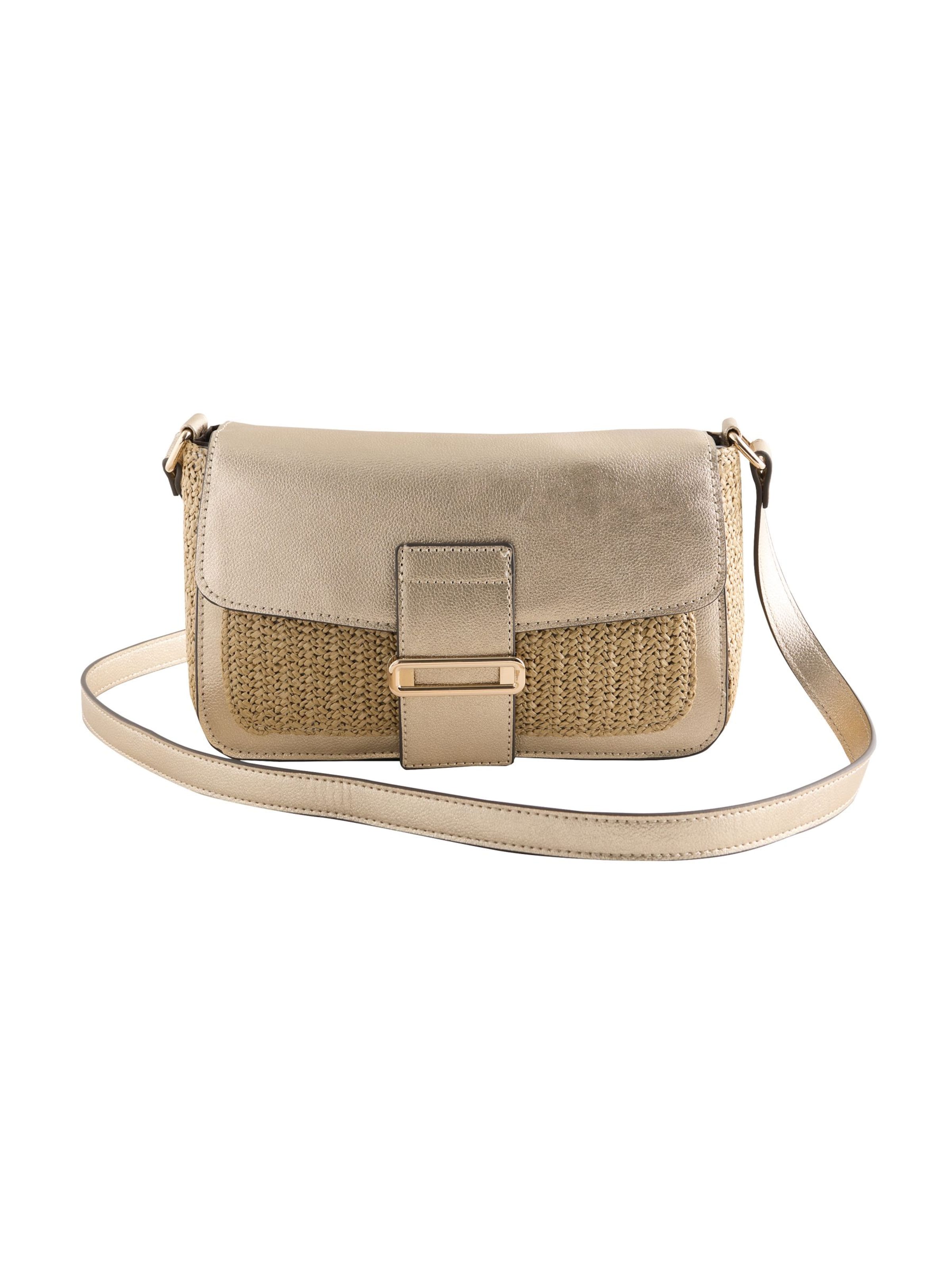 Sac à bandoulière Next en beige : devant