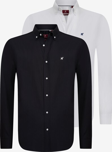 Williot Poslovna srajca | črna / bela barva, Prikaz izdelka