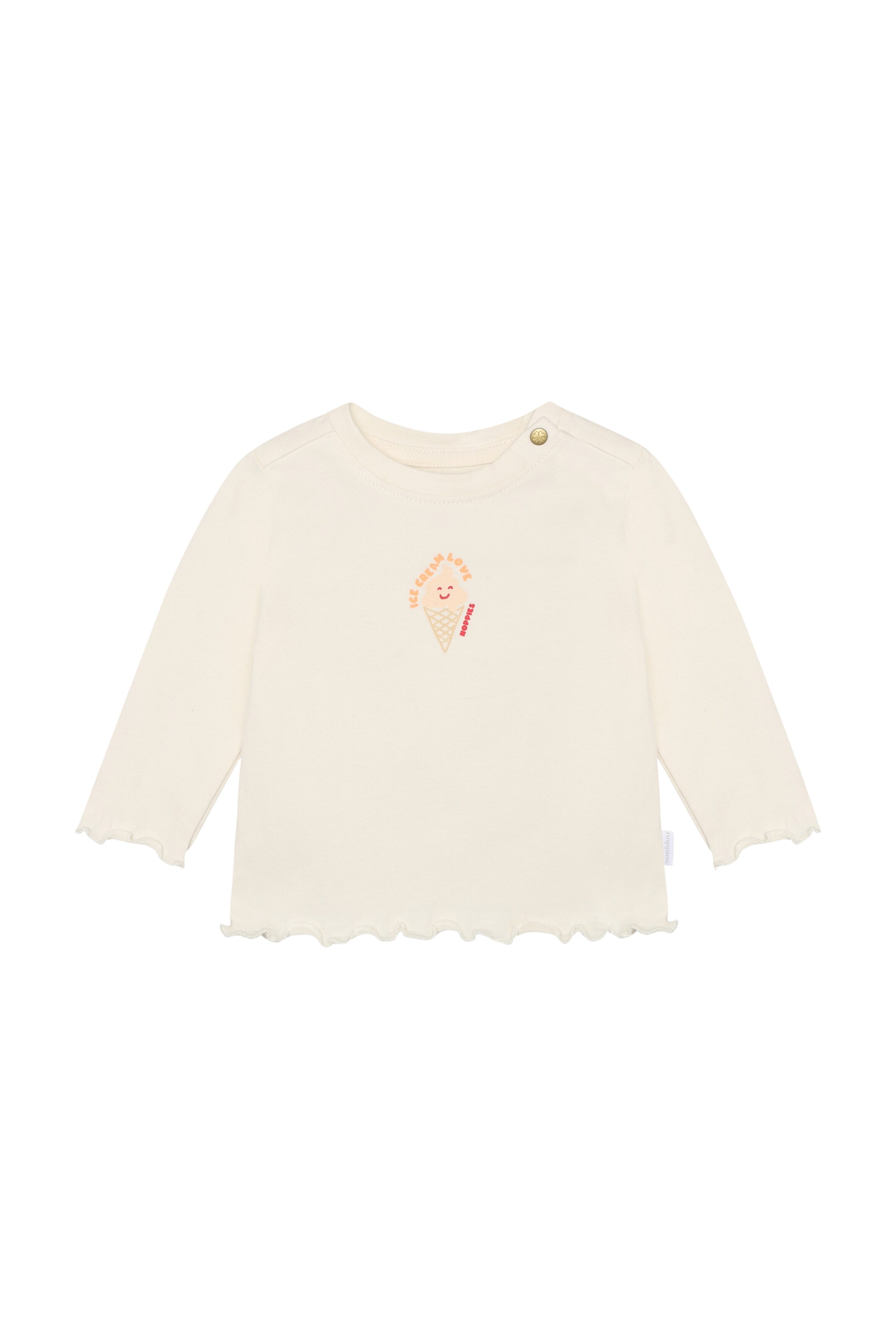 Noppies Shirt in orange / offwhite, Produktansicht